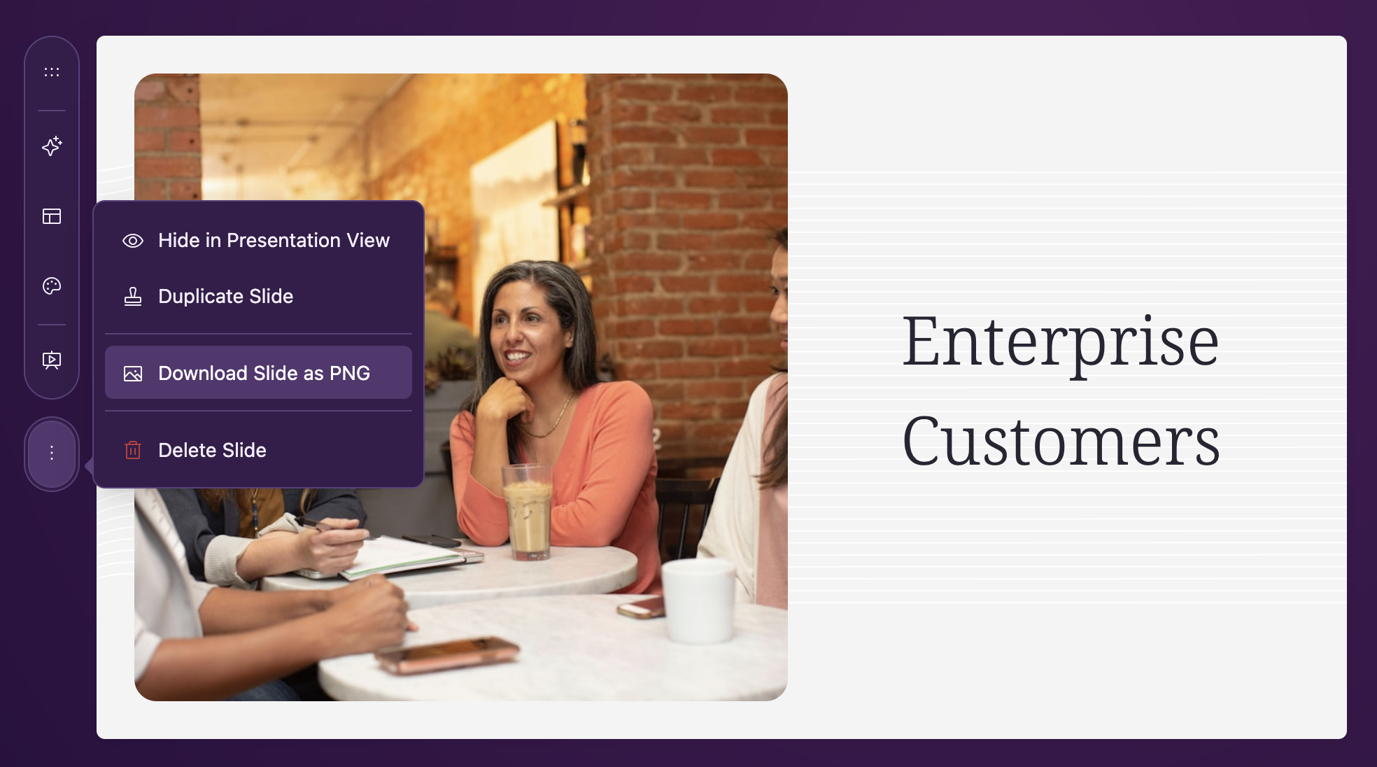 Screenshot of a single Thorntale slide being downloaded.